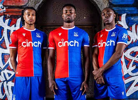 Crystal Palace 2023-24 Macron Home Kit - Football Shirt Culture - Latest Football Kit News and More