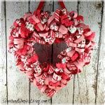 Valentine's Day Heart Wreath with FREE Tutorial