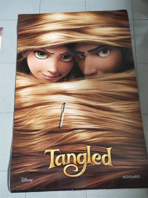 tangled movie poster original, Hobbies & Toys, Books & Magazines, Magazines on Carousell