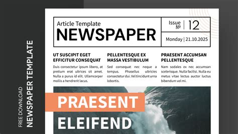 Newspaper Article Free Google Docs Template - gdoc.io