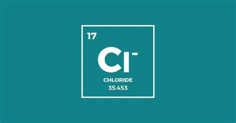 Chloride - Unbelievable facts about chloride - Blog - Jakefood