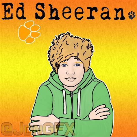 Ed Sheeran Fan Art - Cartoon by JdnGfx on DeviantArt