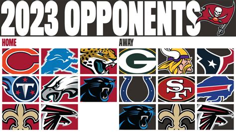 Future Schedule for 2023 Buccaneers: NFC North, AFC South, 49ers, Bills ...