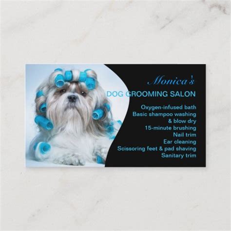 Dog grooming Salon Business Card | Zazzle.com