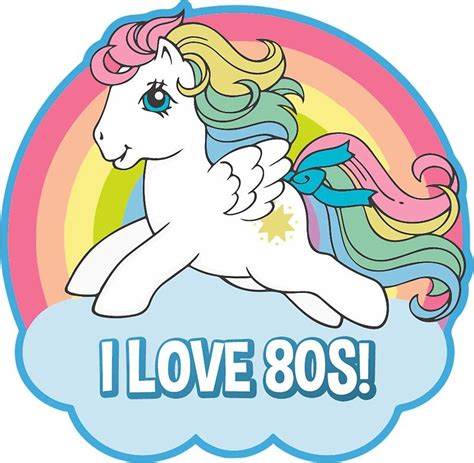 MY LITTLE PONY - 80s Sticker by hellolen | Original my little pony, Little pony, Old my little pony