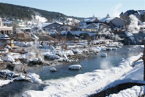 Pagosa Springs covered in Snow | Pagosa Springs hot springs … | Flickr