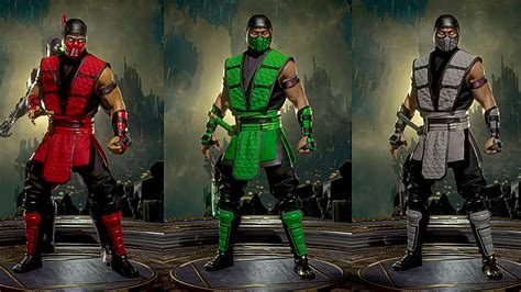 Klassic UMK3 Skins for Smoke, Reptile, Ermac Mod PC in MK11 - YouTube