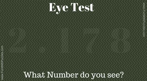 Eye Test: Hidden Number Picture Puzzles for Kids and Teens