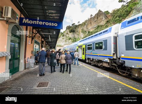 Train station in Monterosso al Mare, Cinque terre, Italy, Europe Stock Photo - Alamy