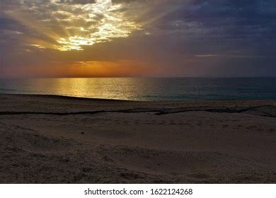 Oman Sunrise Over Indian Ocean Beach Stock Photo 1622124268 | Shutterstock