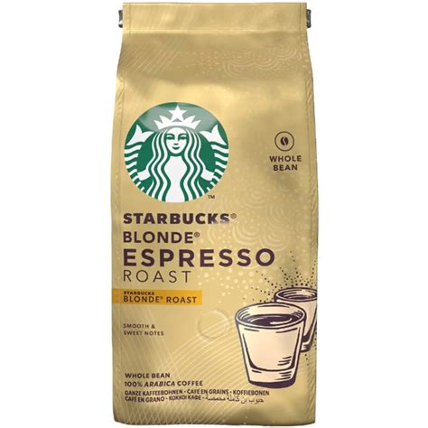 STARBUCKS Blonde Espresso Roast Whole Bean Coffee Bag 200g (best before 17/9/21) – Rose's Treats