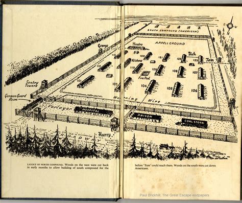 The Great Escape: Layout of the North Compound of Stalag Luft III