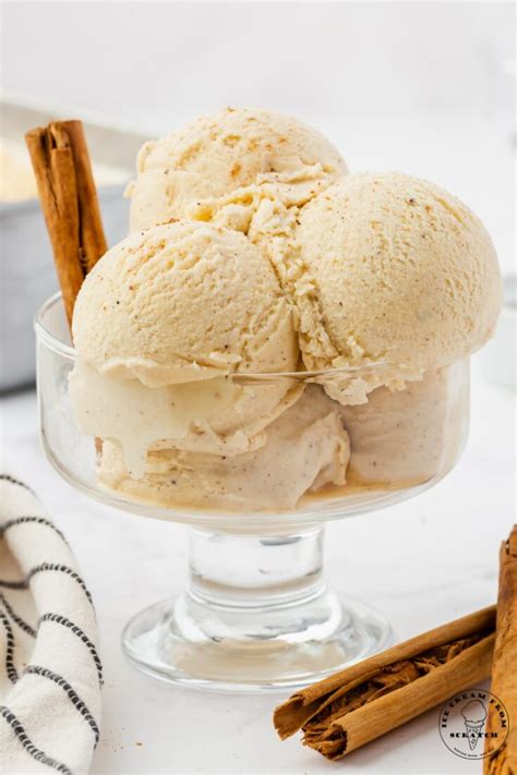 Eggnog Ice Cream - Ice Cream From Scratch