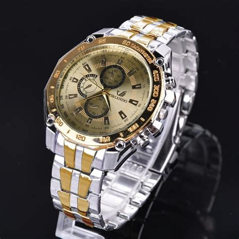 ONLINE - Men Wrist Watch Fashion Stainless Steel Luxury Sport Analog ...