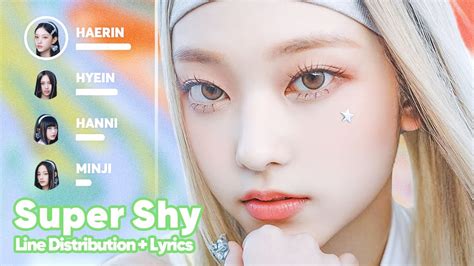 NewJeans - Super Shy (Line Distribution + Lyrics Karaoke) PATREON ...