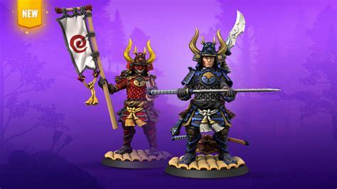 Hero Forge on Twitter: "Inspired by the formidable warriors of feudal Japan, the Indomitable ...