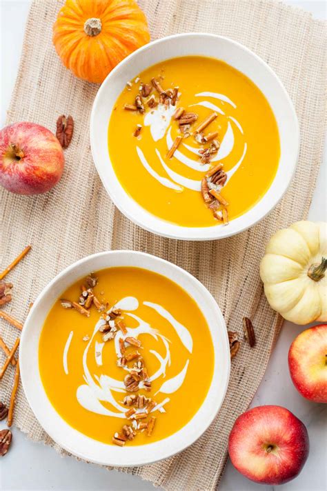 Butternut Squash Apple Soup - Everyday Delicious