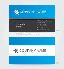 Vector Business Card Design Template | 123Freevectors