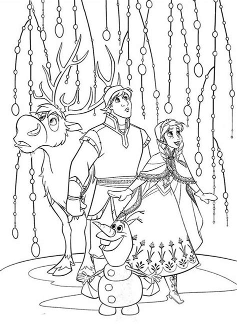 Sven coloring page | Sven and Olaf Look Something Amazing Coloring Page ...