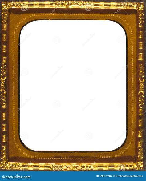 Gold Frame - Rectangle Shaped Stock Image - Image of wood, texture: 29019207