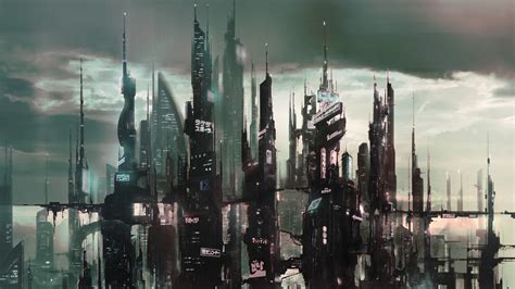 artwork, Futuristic, City, Concept Art Wallpapers HD / Desktop and Mobile Backgrounds