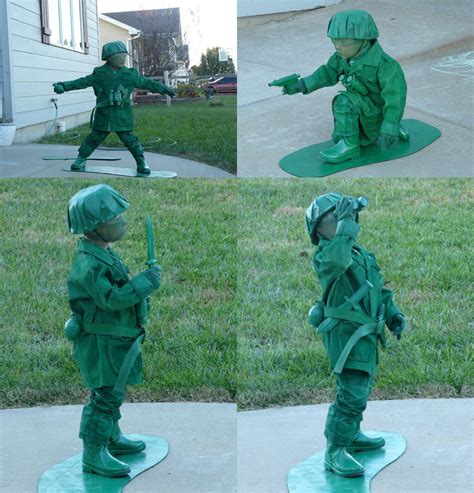 Toy Green Army Man Halloween Costume | Mens halloween costumes, Army men costume, Green army men