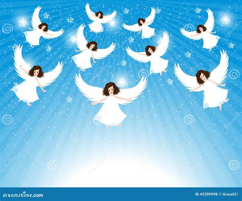 Group Of Angels Stock Vector - Image: 45599998