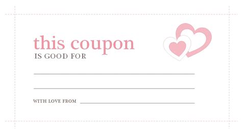 Valentines Day Coupons | Valentines Day Coupon Template