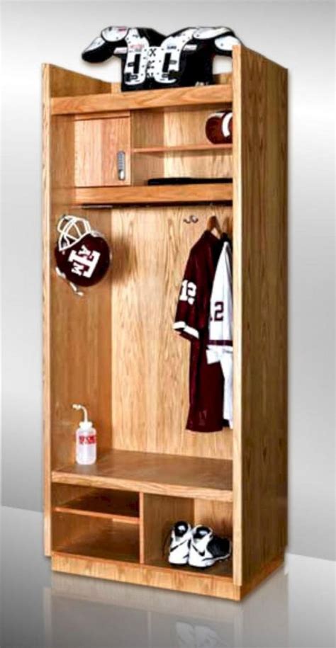 50 Best Ideas to Design Baseball Bedroom for Kids | Garage lockers, Wooden lockers, Kids rooms diy