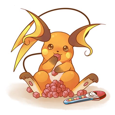 Raichu eating Pokeblocks. | Pokémon | Know Your Meme