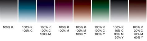 CMYK blacks | Cmyk, Black, Tints