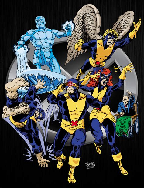 The Original X-Men (In color) by dondalier on DeviantArt