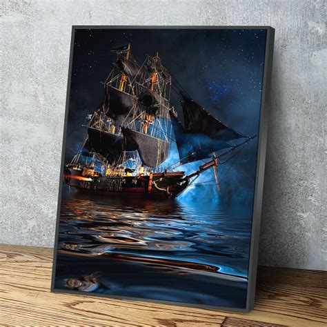 Pirate Battle Ship - Amazing Canvas Prints