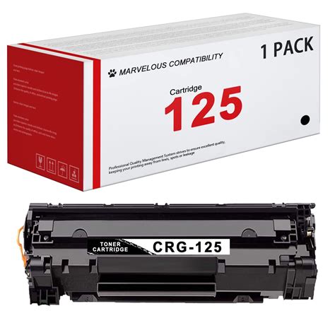 Canon 125 High Yield Black Toner Cartridge, 1-Pack, Compatible with ImageCLASS LBP6000, LBP6030w ...