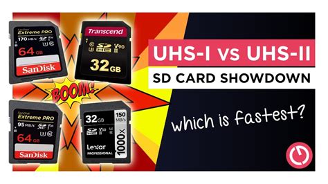 SD Cards - UHS-I vs UHS-II - Speed Testing Different Cards - YouTube