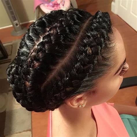 31 Goddess Braids Hairstyles for Black Women | StayGlam