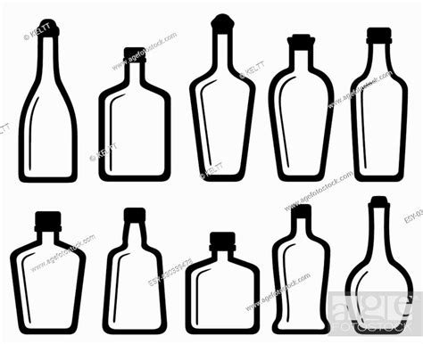 alcohol bottles - Clip Art Library
