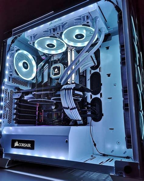 Beautiful white gaming pc in 2023 | Custom pc, Computer setup, Gaming ...