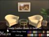 Second Life Marketplace - Free Promo! 3pc Glass Top Table & Comfy ...