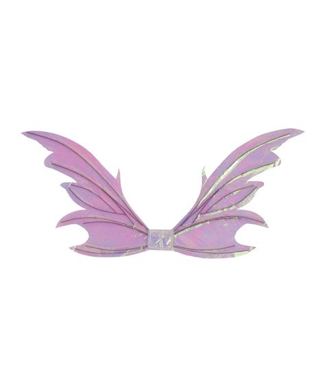 Adult Tattered Fairy Wings Opal Lilac - Halloween Costumes