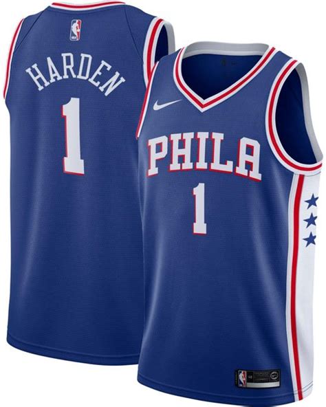 Nike Philadelphia 76ers James Harden #1 Royal Blue Dri-fit Swingman Jersey for Men - Lyst