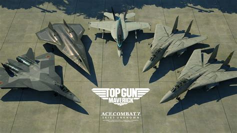 ACE COMBAT 7: DLC dedicated to TOP GUN Maverick available - Pledge Times