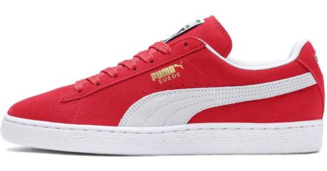 PUMA Suede Classic+ Sneakers in Red for Men - Save 25% - Lyst