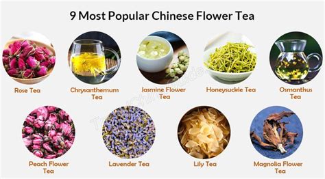 9 Most Popular Chinese Flower Tea: Rose, Jasmine, Chrysanthemum | Flower tea, Chrysanthemum tea ...