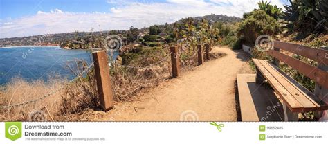 Hiking Trails and Benches Above the Coastal Area of La Jolla Cove Stock ...