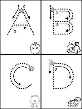 ABC & 123 Tracking Pages for Letters & Numbers | Alphabet mini book ...