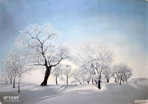 Snowfield | Art Paintings for Sale, Online Gallery