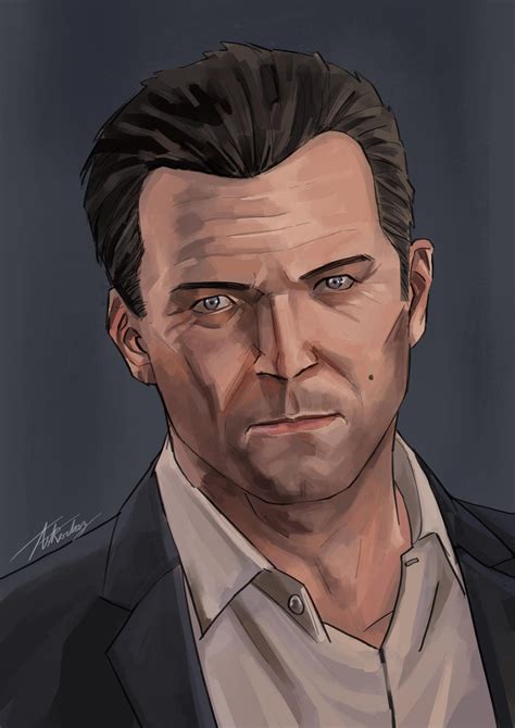 Michael de Santa GTAV (portrait) by Artrockerz on DeviantArt