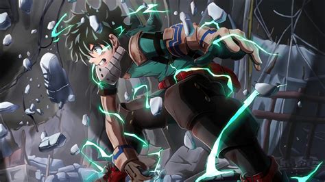 Izuku Midoriya One For All My Hero Academia Live Wallpaper - MoeWalls