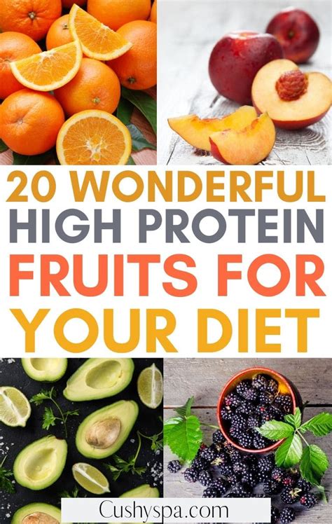 10 High Protein Fruits To Include in Your Diet - Cushy Spa